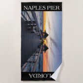 Napels Pier Florida Vakantie Strandlaken (Voorkant)