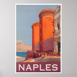 Napels Reisposter Italiaans Italië Kunstprint Poster