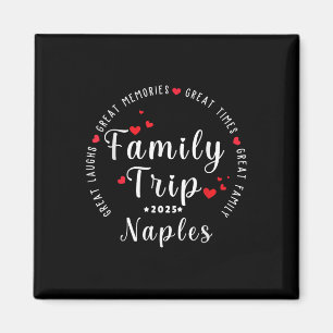 Napels Strand Gezinsreis Vakantie 2025 Matching Magneet