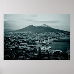 Napels-Vesuvius Poster