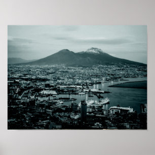Napels Vesuvius Poster