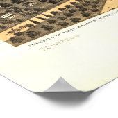 Naperville Illinois 1869 Antiek Panoramic Map Poster (Hoek)