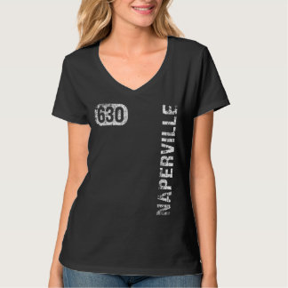 Naperville Illinois 630 Netnummer Vintage Retro T-shirt