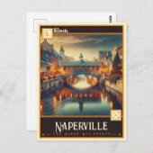 Naperville, Verenigde Staten |  Briefkaart (Voorkant / Achterkant)