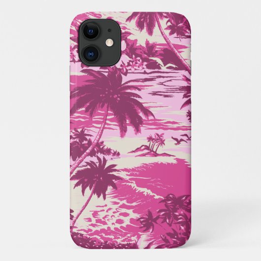 Napili Bay Hawaiian Island Schilderachtig roze Case-Mate iPhone Case (Achterkant)