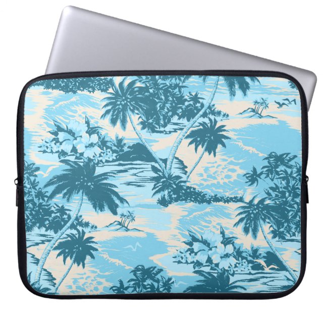 Napili Bay Hawaiian Neopree Wetsuit Laptop Sleeve (Voorkant)