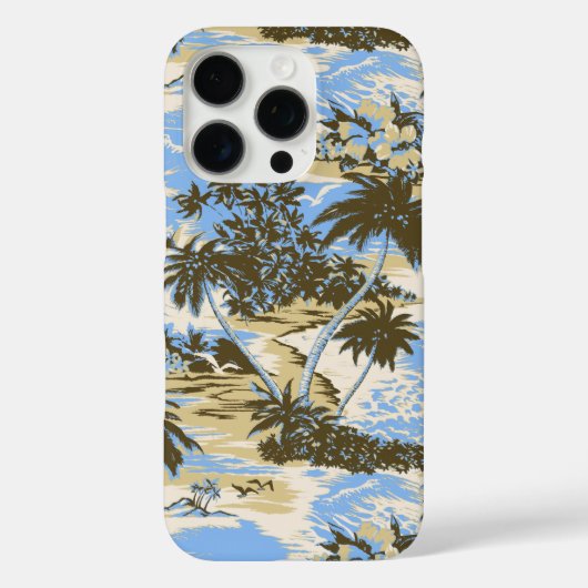Napili Bay Hawaiian Tropical Sky Blue Case-Mate iPhone Case (Achterkant)