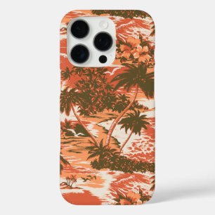 Napili Bay Hawaiian Tropisch Sinaasappel iPhone 16 Pro Hoesje