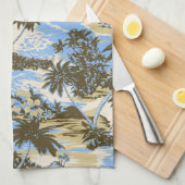 Napili Bay serviette de cuisine hawaïenne (Quart Plié)