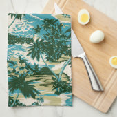 Napili Bay serviette de cuisine hawaïenne (Quart Plié)