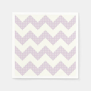 Napkin/Chevron en Polka Dots Servetten