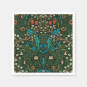 NAPKIN MET HET ONTWERP VAN WILLIAM MORRIS "TULIPS" SERVET (Voorkant)