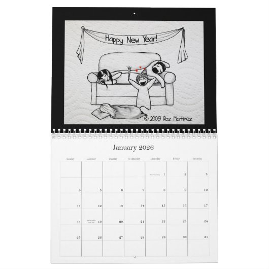 Napkin People Agenda Kalender (Jan 2026)
