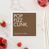 Napkin - Pop Fizz Clink Servetten (Insitu)