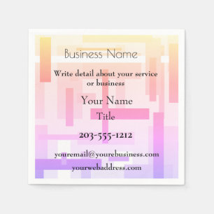 Napkin - Professional Promo - Geometric - HAMbyWG Servet