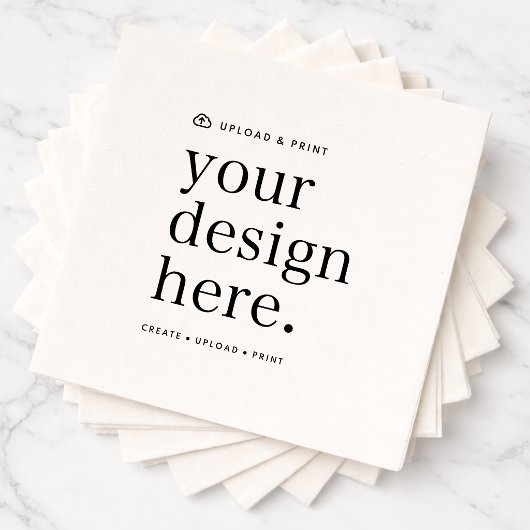 Napkin Your Design Upload Servet