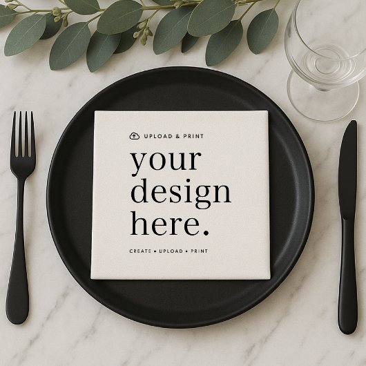 Napkin Your Design Upload Servet