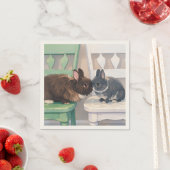 Napkins (Qty 50) Two Rabbits Servet (Insitu)