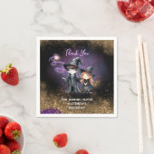 NAPKINS Wizards en heksen Custom Verjaardagsfeest Servet (Insitu)