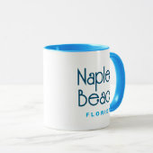 Naples Beach Florida Café Mug (Devant droit)