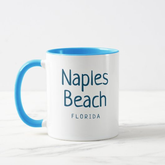 Naples Beach Florida Coffee Mok (Links)