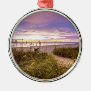 Naples Beach Florida Metalen Ornament