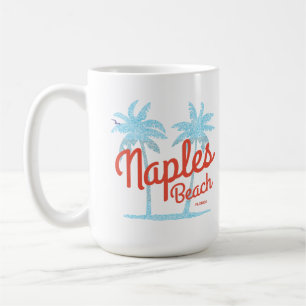 Naples Beach Florida USA koraal Type palmen Koffiemok