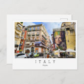 Naples, capitale de la Campanie, Italie Carte post (Devant / Derrière)