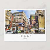Naples, capitale de la Campanie, Italie Carte post (Devant)