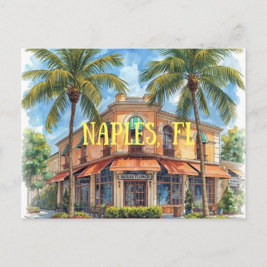 Naples florida dreaming briefkaart (Voorkant)