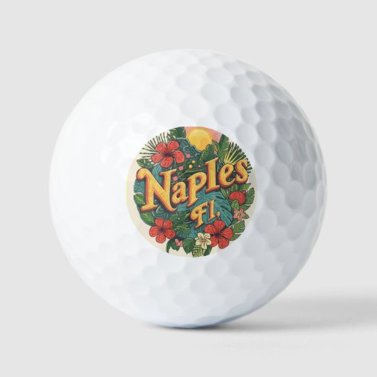 Naples florida dreaming  golfballen (Voorkant)