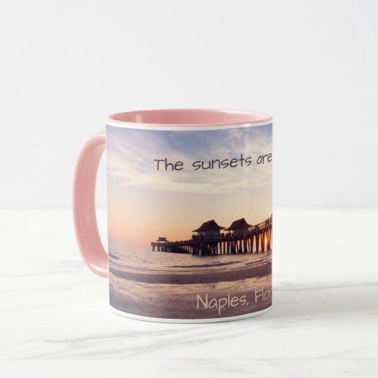 Naples Florida Mug (Devant gauche)