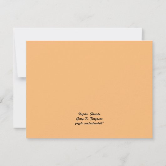 NAPLES, FLORIDE CARTE PLATE (Dos)