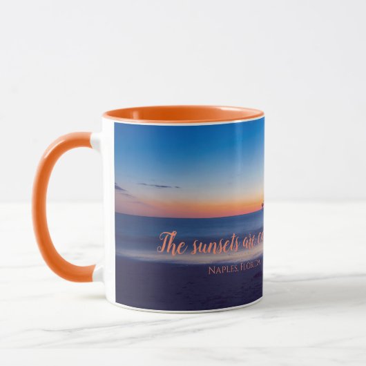 Naples, Floride Sunset Mug (Gauche)