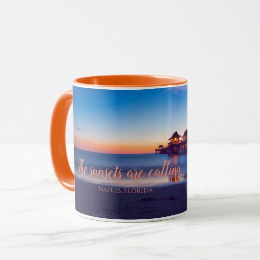 Naples, Floride Sunset Mug (Devant gauche)