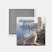 Naples Italie Travel Frigo Magnet Change Year (Recto/Verso)