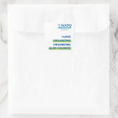 NAPO Austin Ik hou van het organiseren van sticker (Tas)