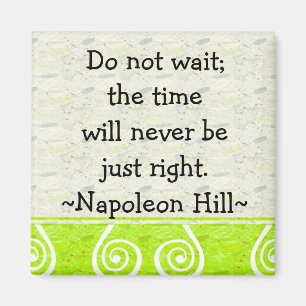 Napolean Hill Quotes(2) - Motivatie magneet