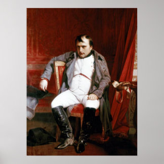 Napoleon Abdicating Fountainbleu Poster