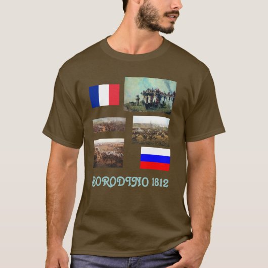 Napoleon Battle of Borodino T-shirt (Voorkant)
