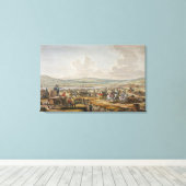 Napoleon Bezoek Siege Works in Danzig onder leidin Canvas Afdruk (Insitu (Houten vloer))