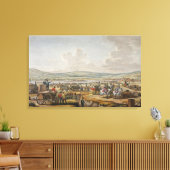 Napoleon Bezoek Siege Works in Danzig onder leidin Canvas Afdruk (Insitu (Woonkamer))