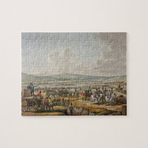 Napoleon Bezoek Siege Works in Danzig onder leidin Legpuzzel