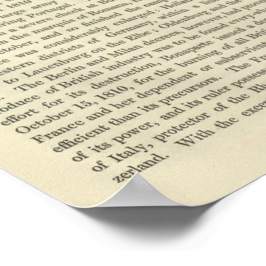 Napoleon Bonaparte 1811 AD 4 Poster (Hoek)