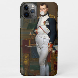 Napoleon Bonaparte blazen een witte kauwgom iPhone 11Pro Max Hoesje