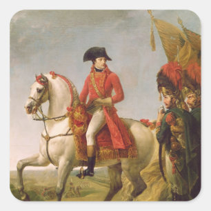 Napoleon Bonaparte First Consul Vierkante Sticker