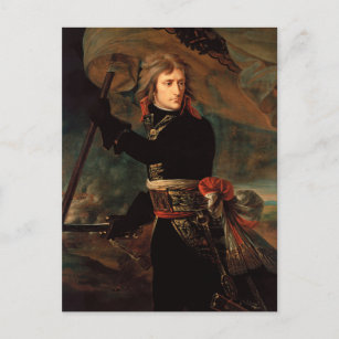 Napoleon Bonaparte in Bridge in de strijd tegen Ar Briefkaart