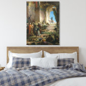 Napoleon Bonaparte in de Grote Moskee in Caïro Canvas Afdruk (Insitu (Slaapkamer))