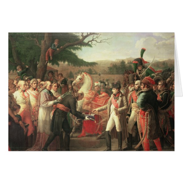 Napoleon Bonaparte recevant les clés (Devant horizontal)