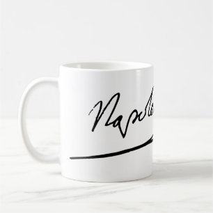 Napoleon Bonaparte signatuur Koffiemok